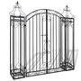Voir la diapositive 1 : VIDAXL Portillon ornemental de jardin Fer forge 122 x 20,5 x 134 cm