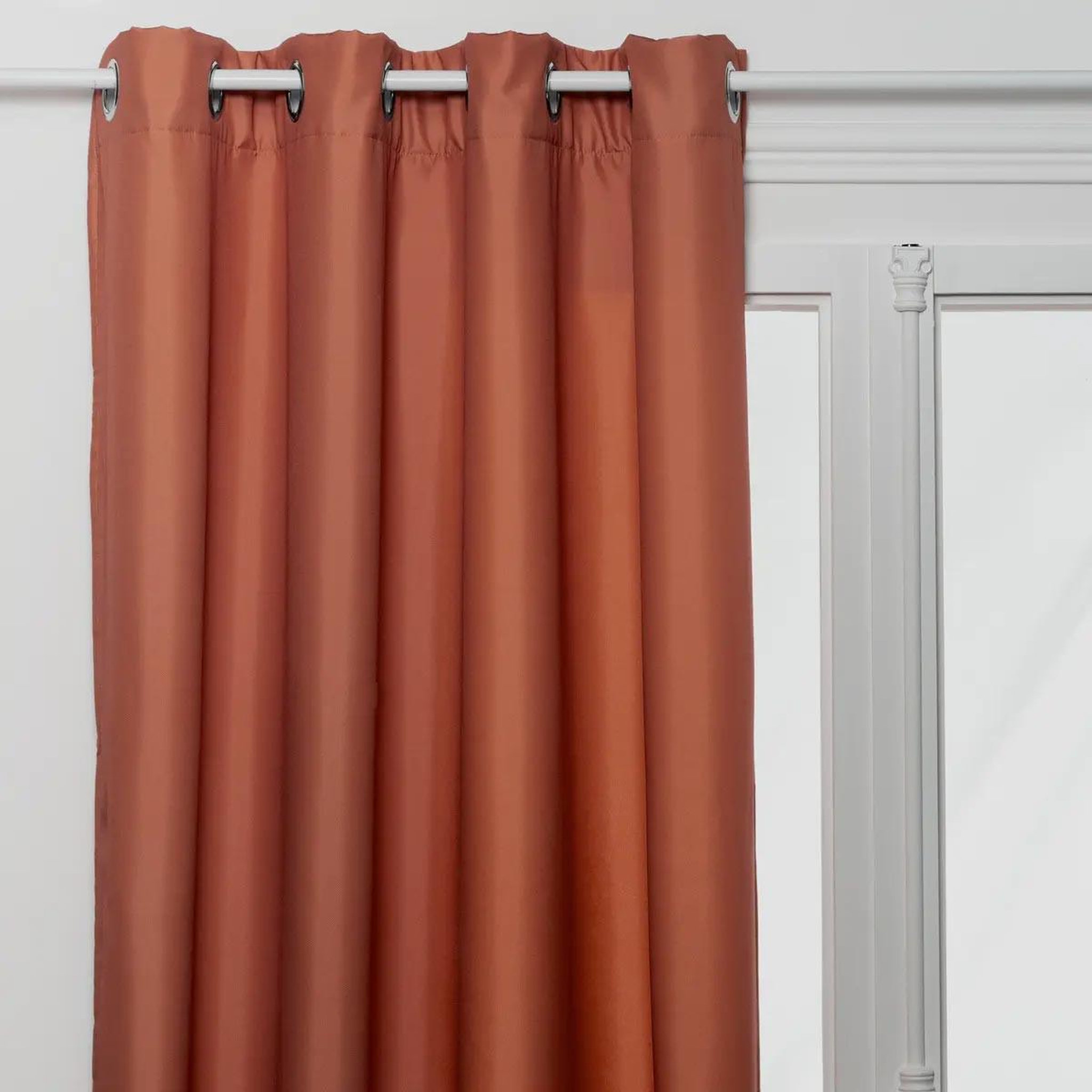 ATMOSPHERA Rideau isolant à œillets  eliat  140x260cm terracotta