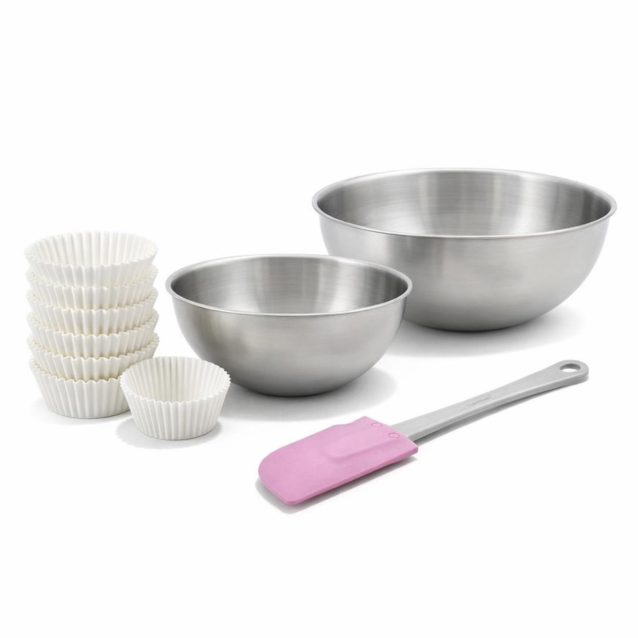 ZENKER Set de 78 ustensiles de pâtisserie moules à gâteaux bols et spatule zenker nature fsc
