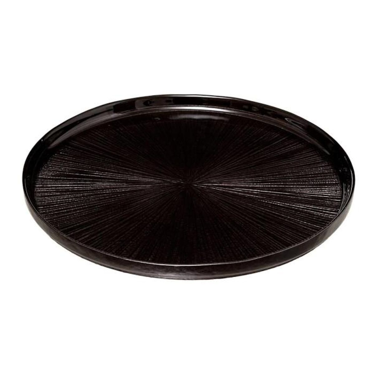 SECRET DE GOURMET Lot de 6 Assiettes Plates  Astra  28cm Noir