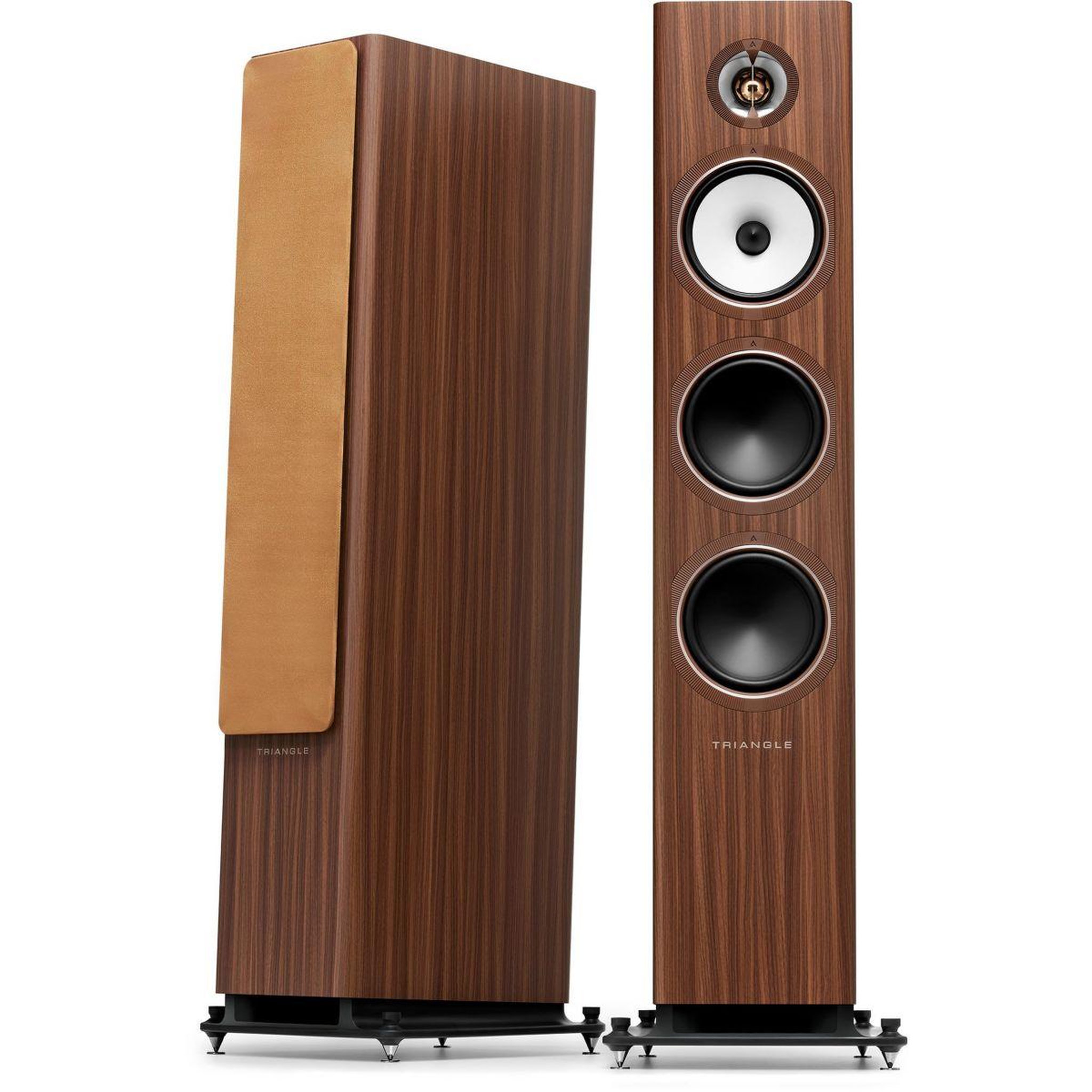 Triangle Enceinte colonne solstice 8 teck