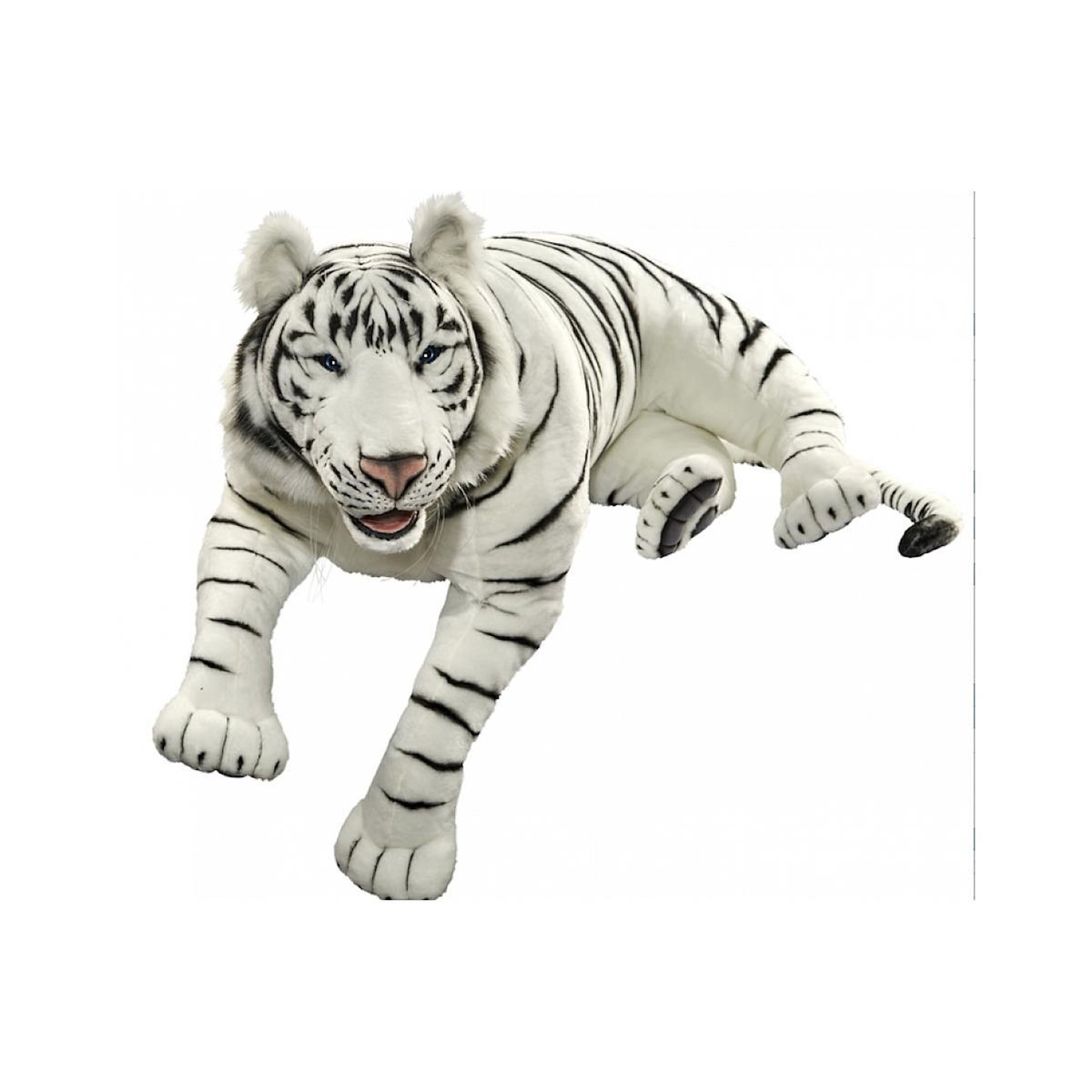 Hansa Hansa peluche Geante Tigre Blanc Couche 150 cm L
