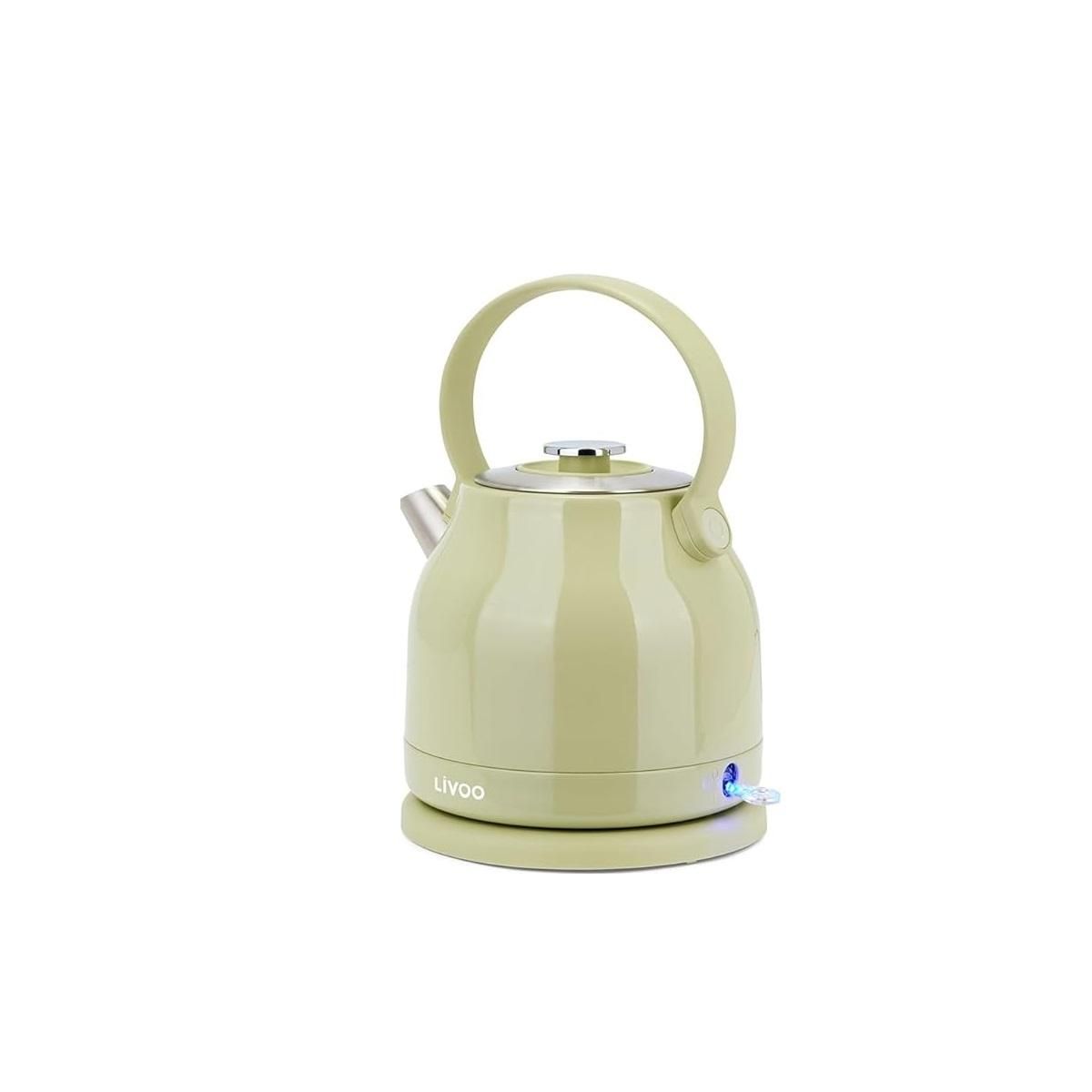 LIVOO Bouilloire électrique 1.5l 2200w vert/gris - DOD202M