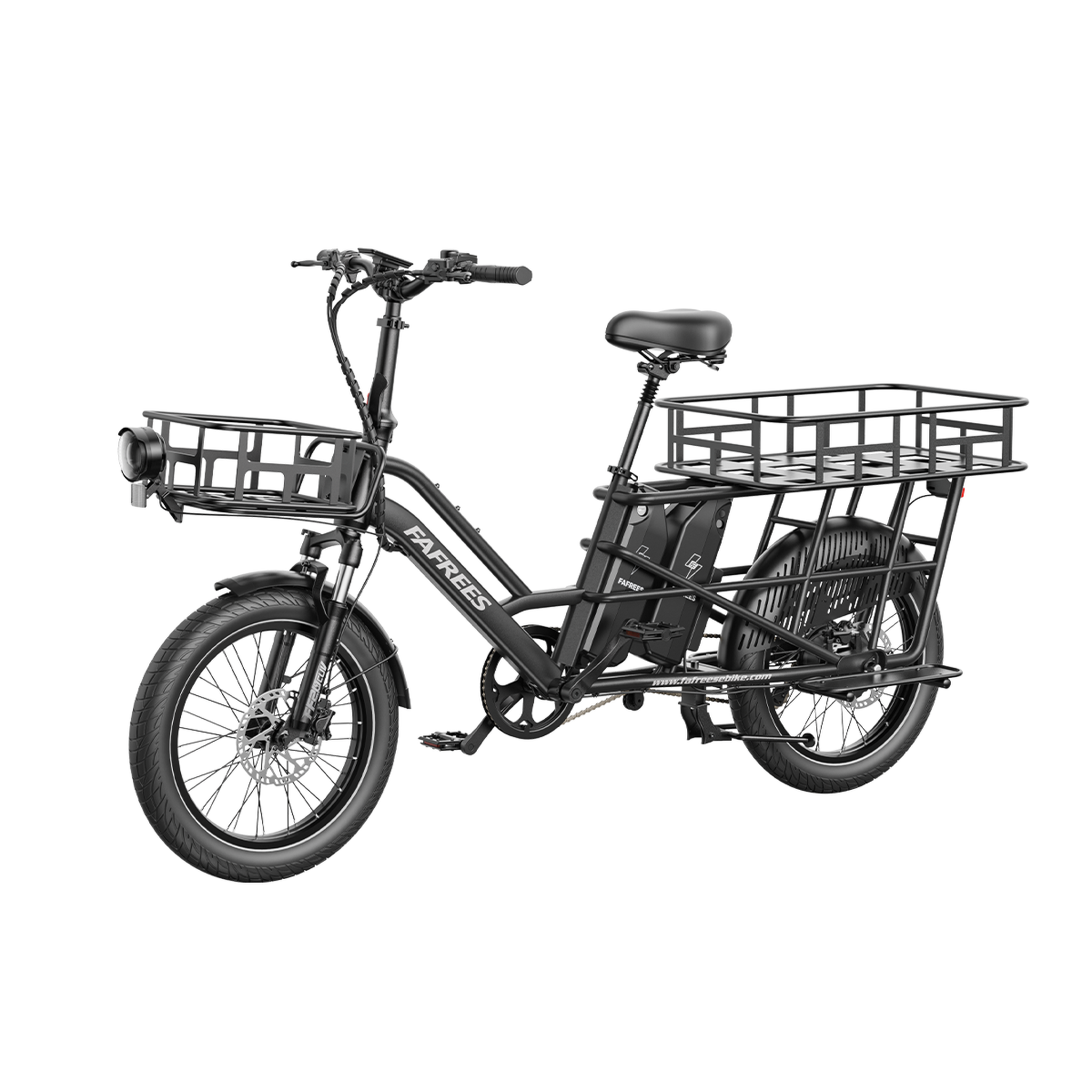 Voir la diapositive 3 : FAFREES Vélo cargo électrique familial fafrees ff20 cuv
