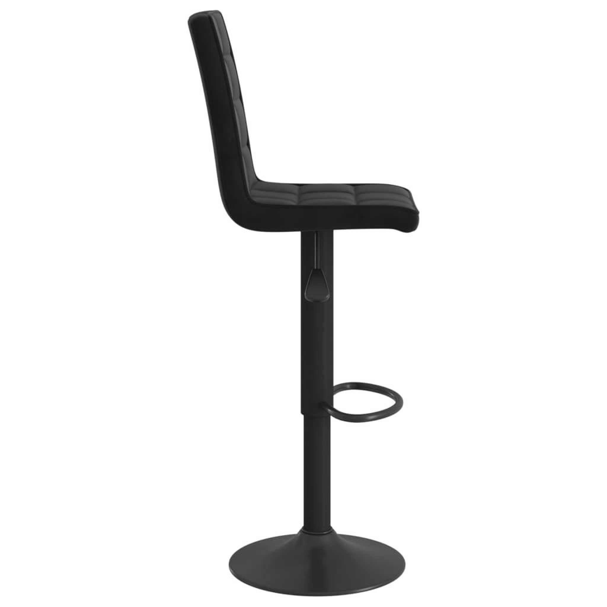 Voir la diapositive 5 : VIDAXL Tabourets de bar lot de 2 noir velours