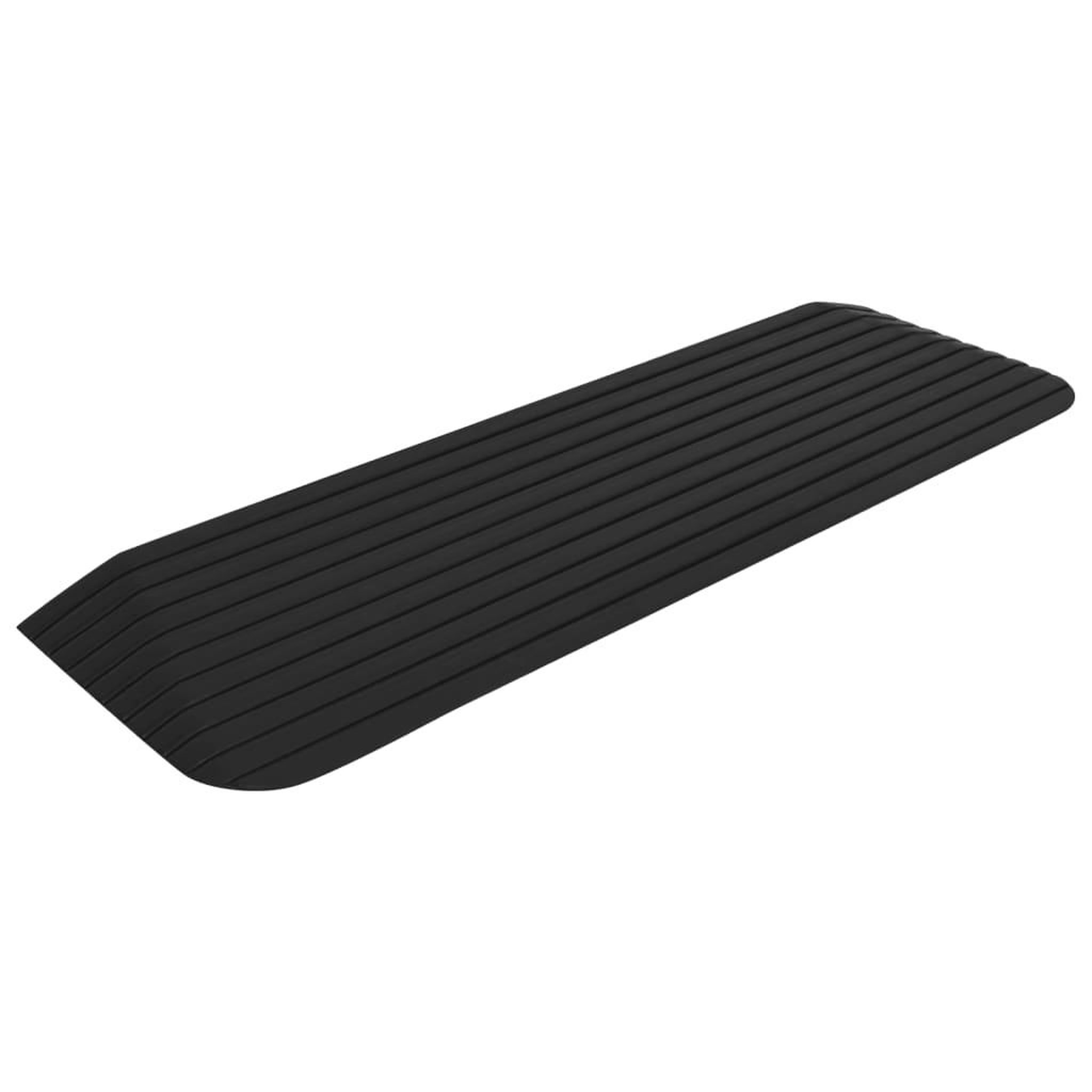 Voir la diapositive 4 : VIDAXL Rampes de seuil 2 pcs 110x32x3,8 cm Caoutchouc