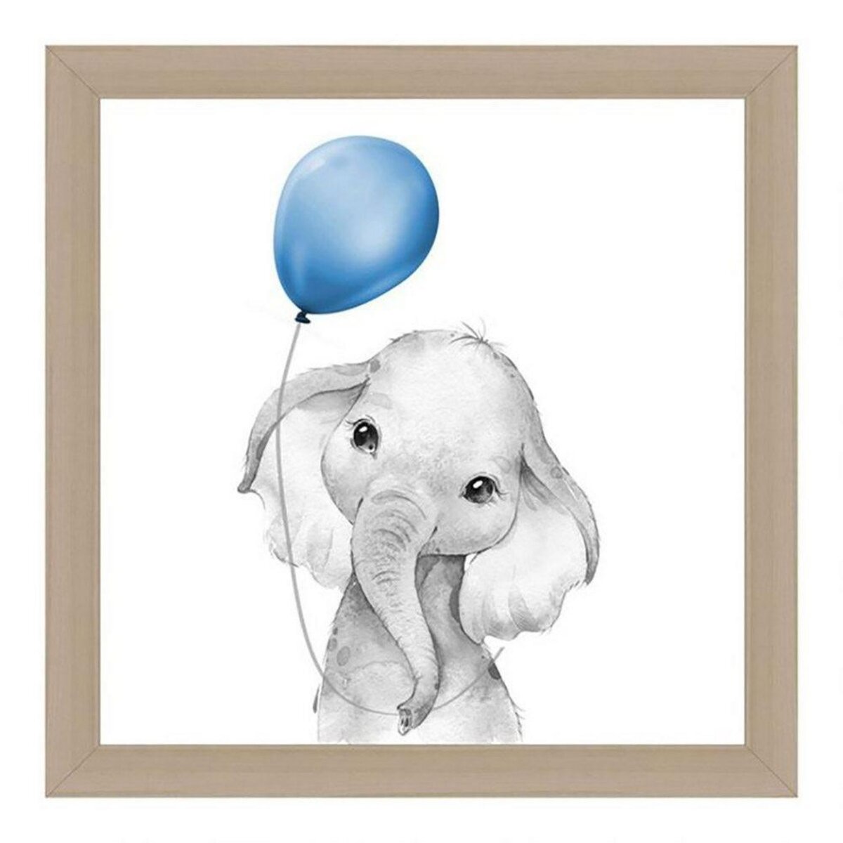 OSTARIA Lot de 3 tableaux toile Balloons 30x30 cm