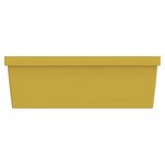 GARDENSTAR Balconnière + plateau L50 cm moutarde