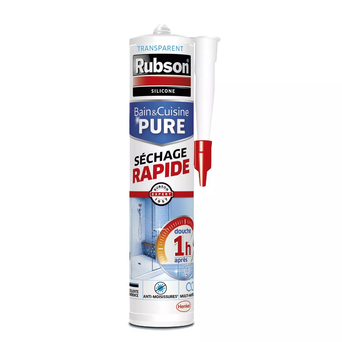 RUBSON Mastic Pure Séchage Rapide Blanc - 280ml