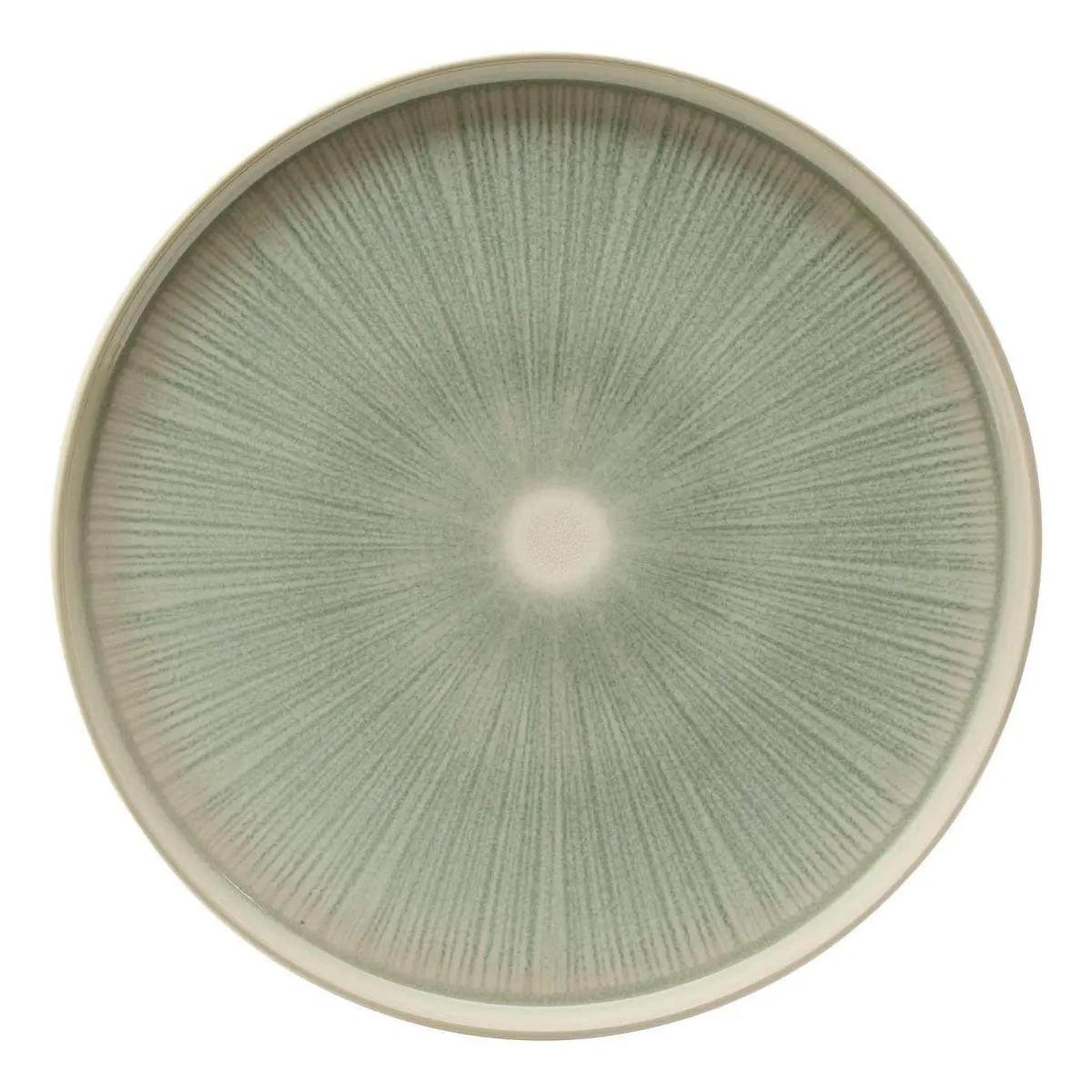 SECRET DE GOURMET Lot de 6 assiettes plates  eva  27cm vert
