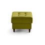 Voir la diapositive 4 : LISA DESIGN Anna - pouf en velours - pieds en bois