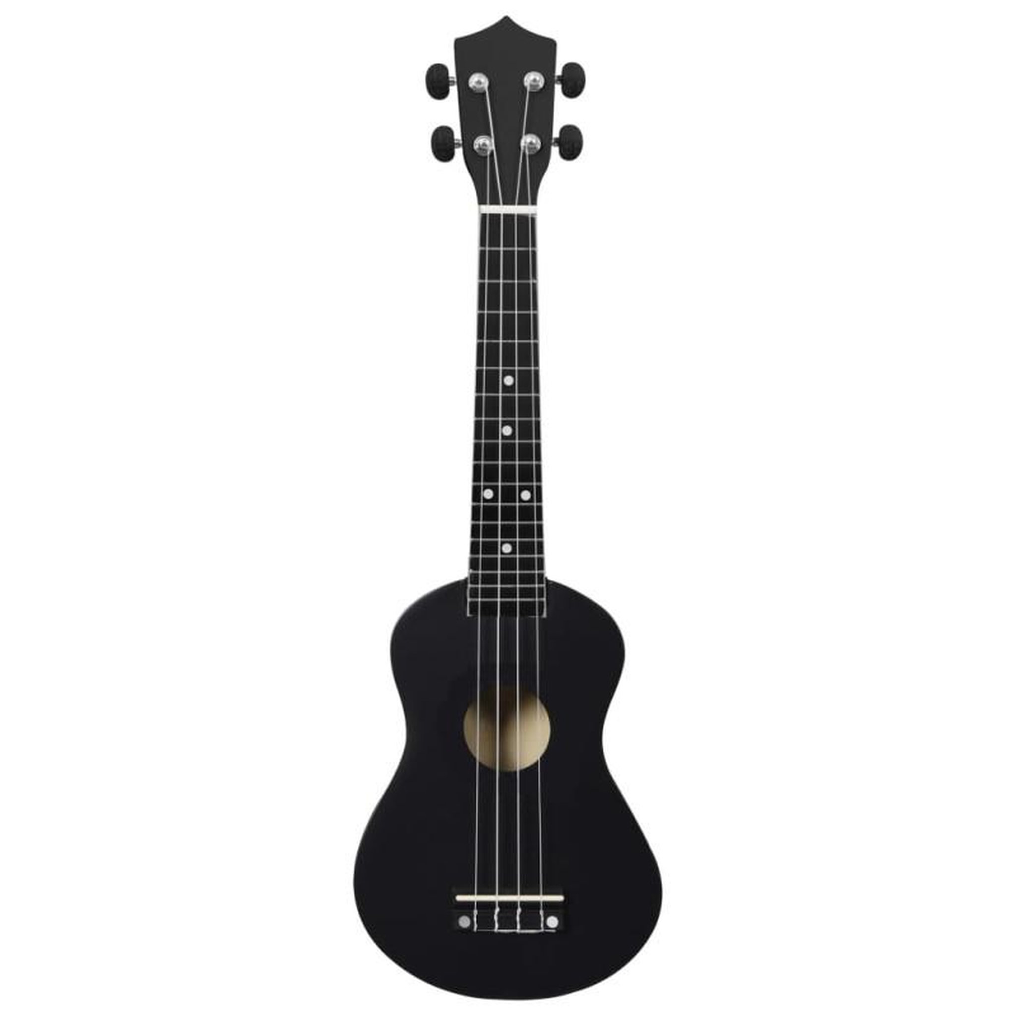 Voir la diapositive 6 : VIDAXL Jeu de ukulélé soprano avec sac pour enfants Noir 23