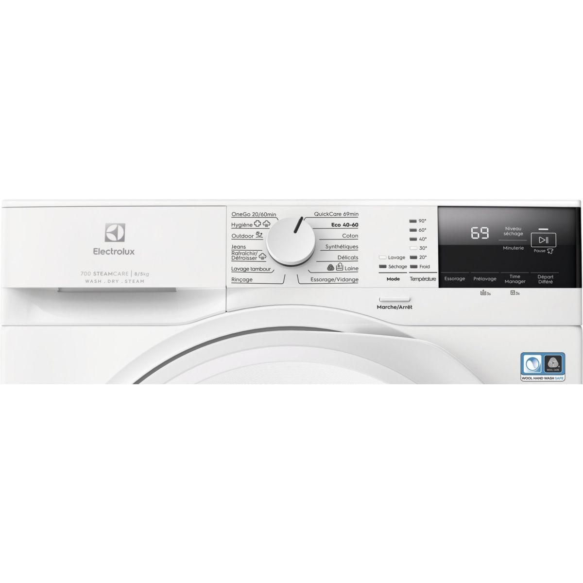 ELECTROLUX Lave linge séchant hublot EW7IW4285BW