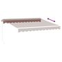 Voir la diapositive 5 : VIDAXL Auvent manuel retractable marron 300x250 cm