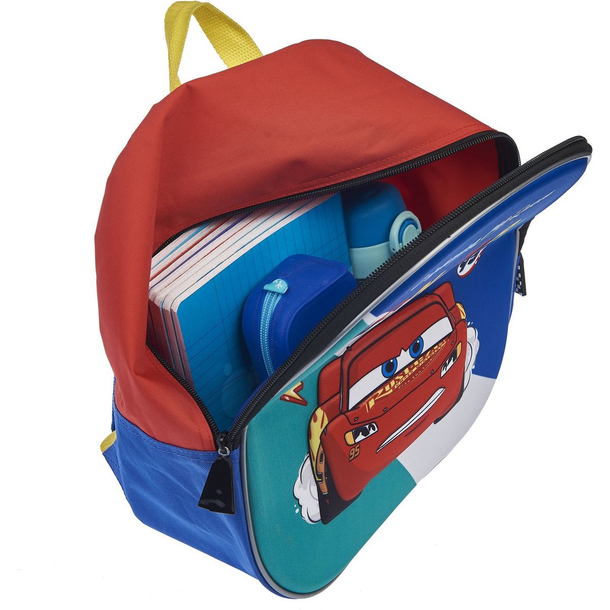 DISNEY Sac maternelle 3D bleu CARS