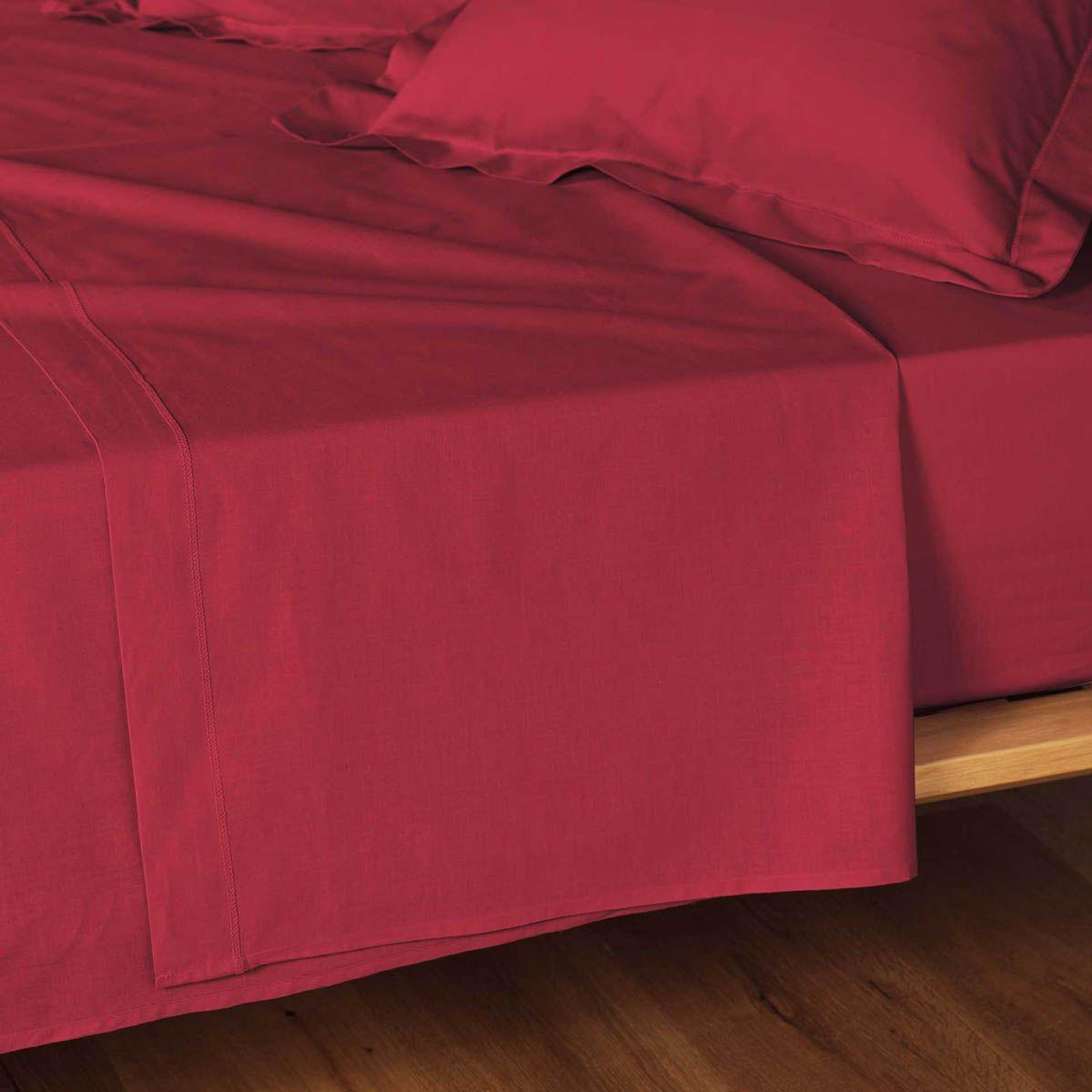 Douceur d'Intérieur Drap Plat  Lina  240x300cm Marsala