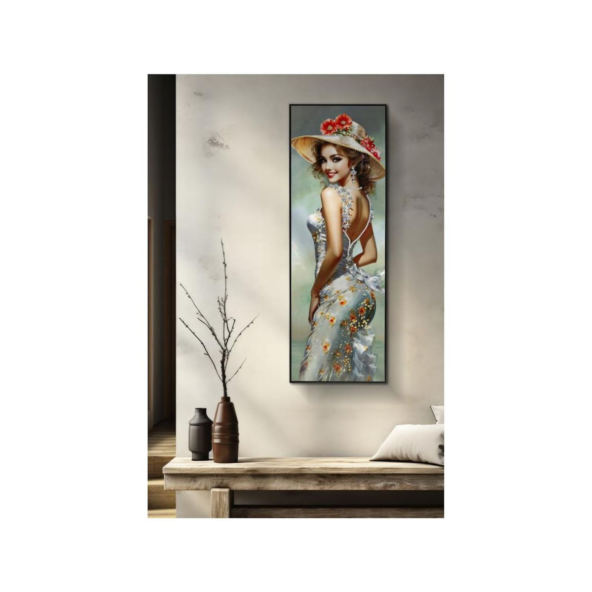 Paris Prix Tableau Peinture  Elegant II  52x152cm Multicolore