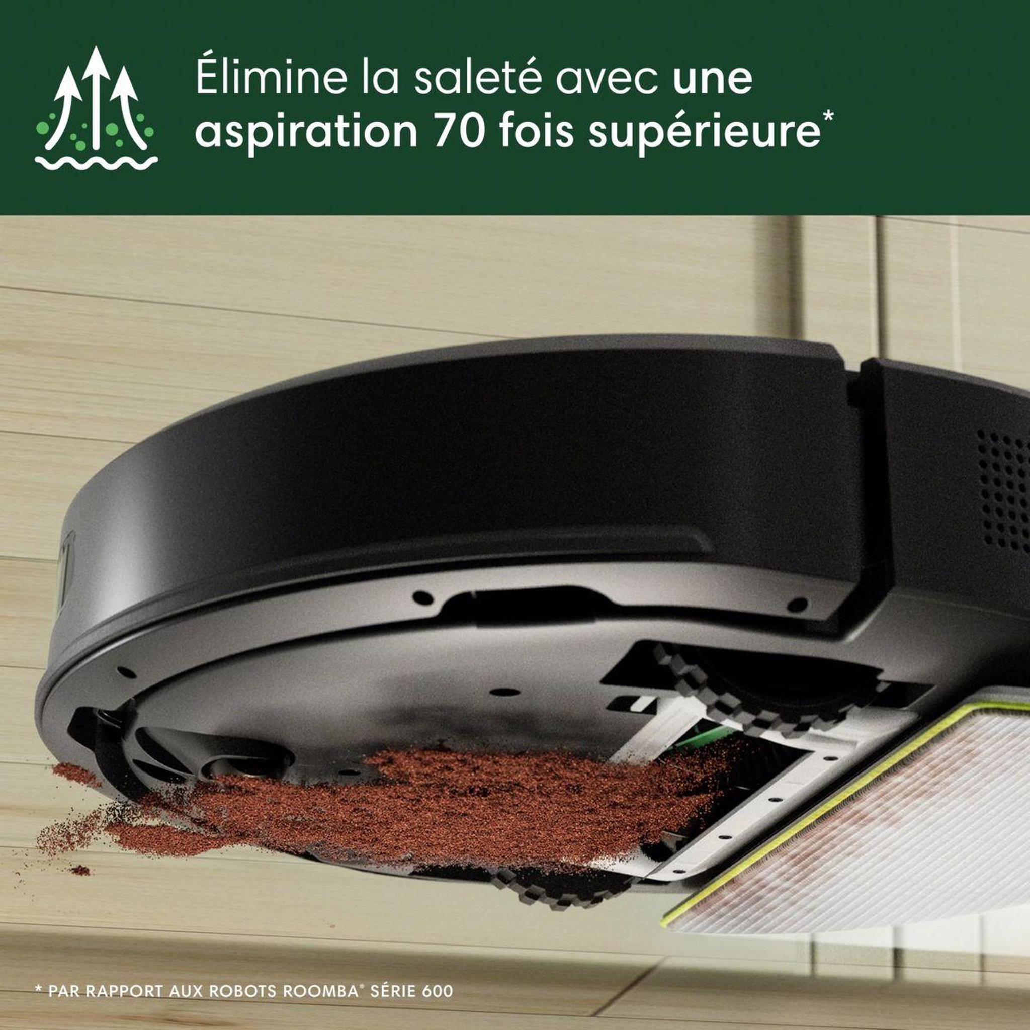 Voir la diapositive 5 : IROBOT Aspirateur robot Roomba 105 Combo Y351040