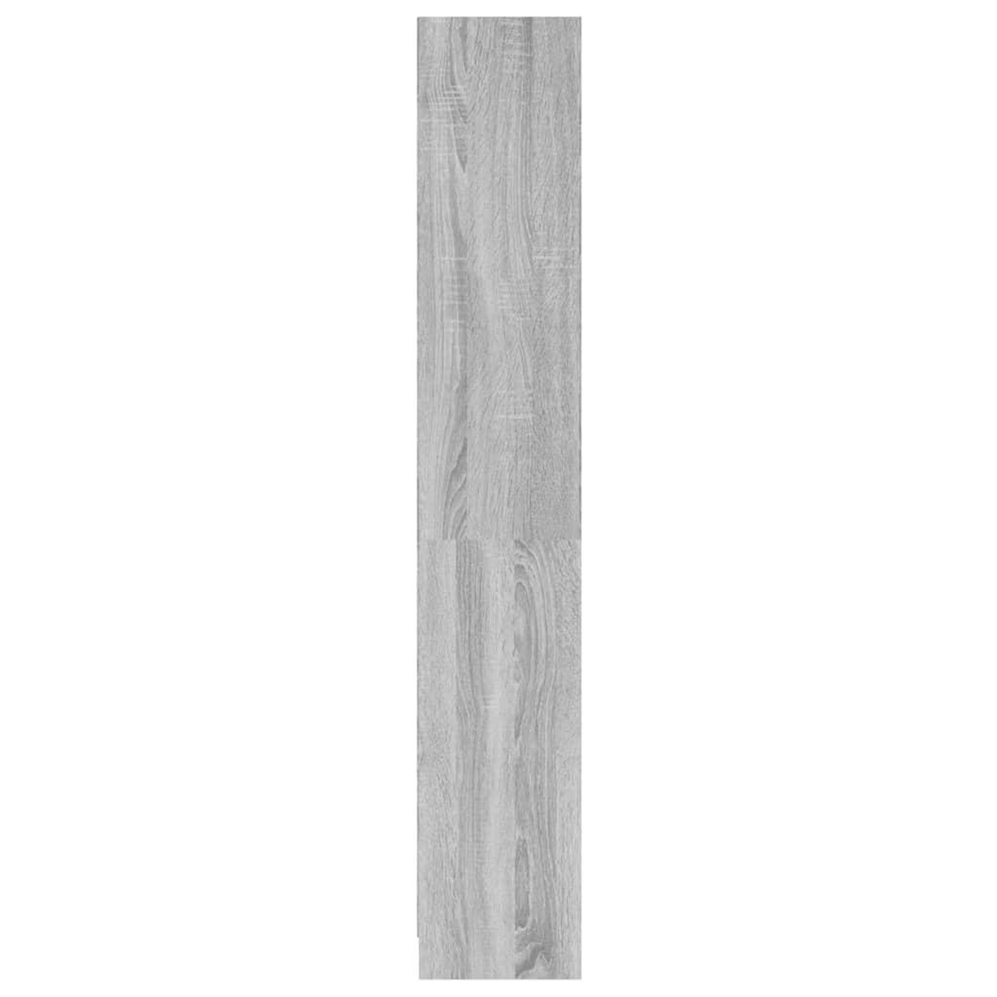 Voir la diapositive 5 : VIDAXL Bibliotheque 4 niveaux Sonoma gris 60x24x142 cm