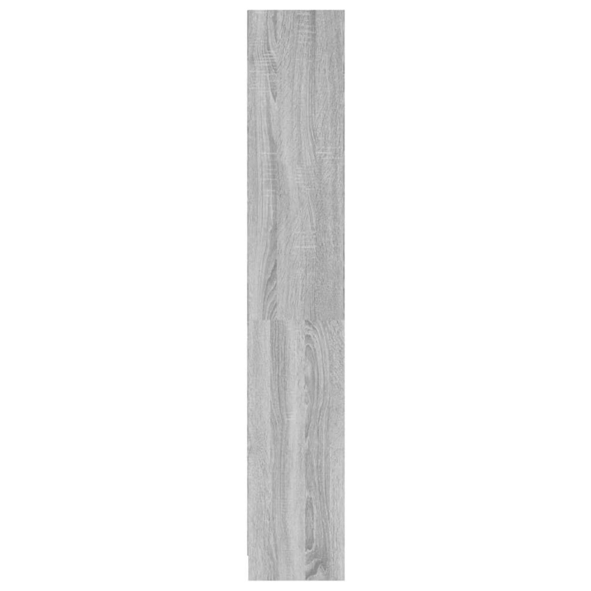 VIDAXL Bibliotheque 4 niveaux Sonoma gris 60x24x142 cm