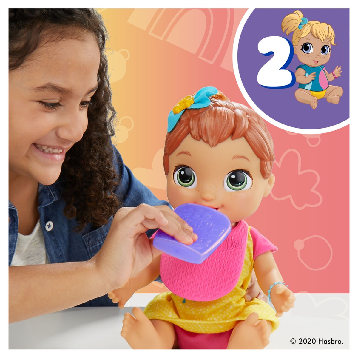 HASBRO Baby Alive Grandit et Parle - Poupée Baby Grows Up