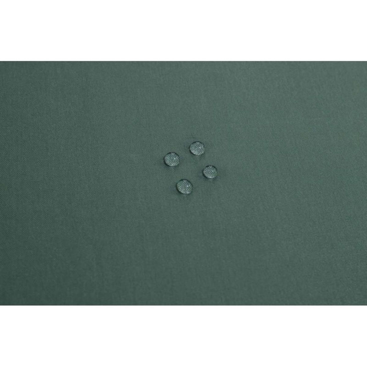 UNIVERS DECOR Nappe enduite avec traitement antitache Kaki rectangulaire 145 x 240 cm