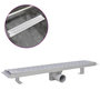 Voir la diapositive 2 : VIDAXL Drain de douche lineaire 630 x 140 mm Acier inoxydable