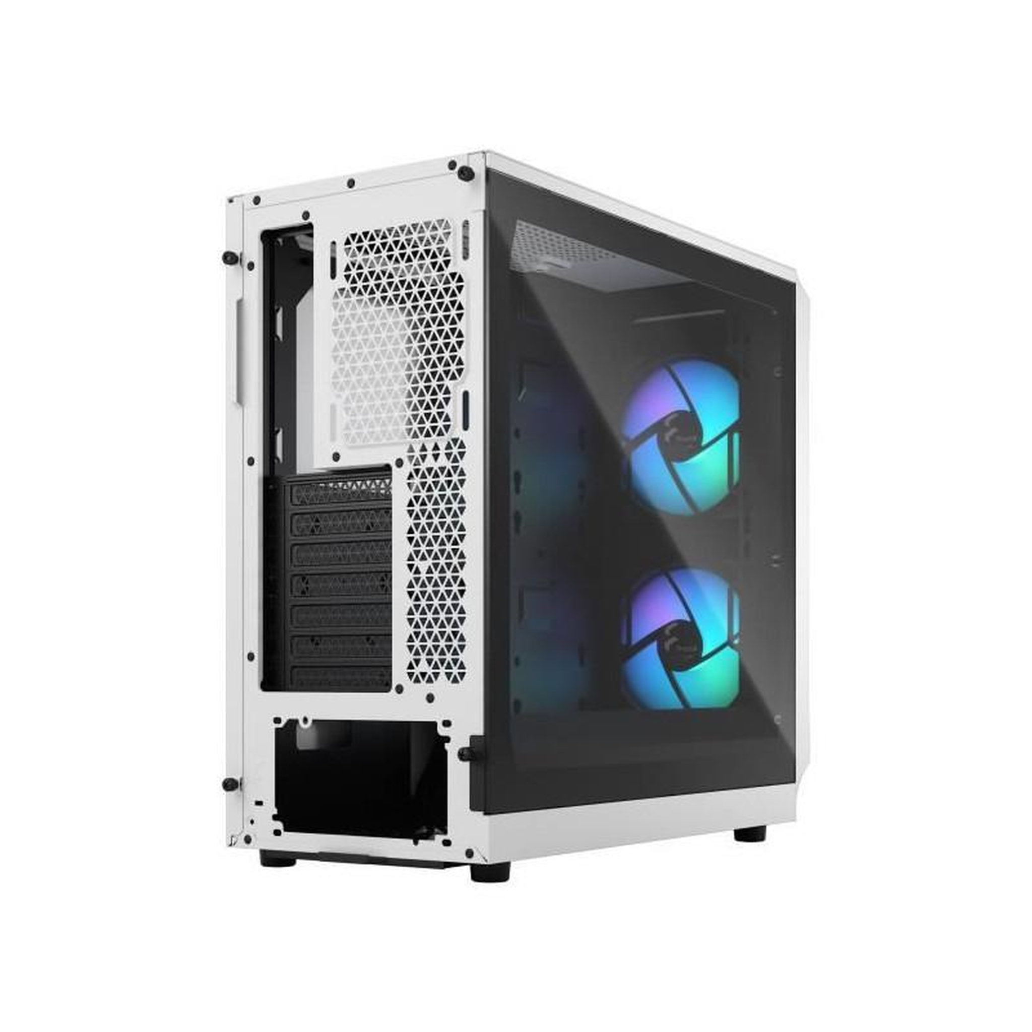 Voir la diapositive 4 : Fractal Design Focus 2 RGB White TG Clear Tint