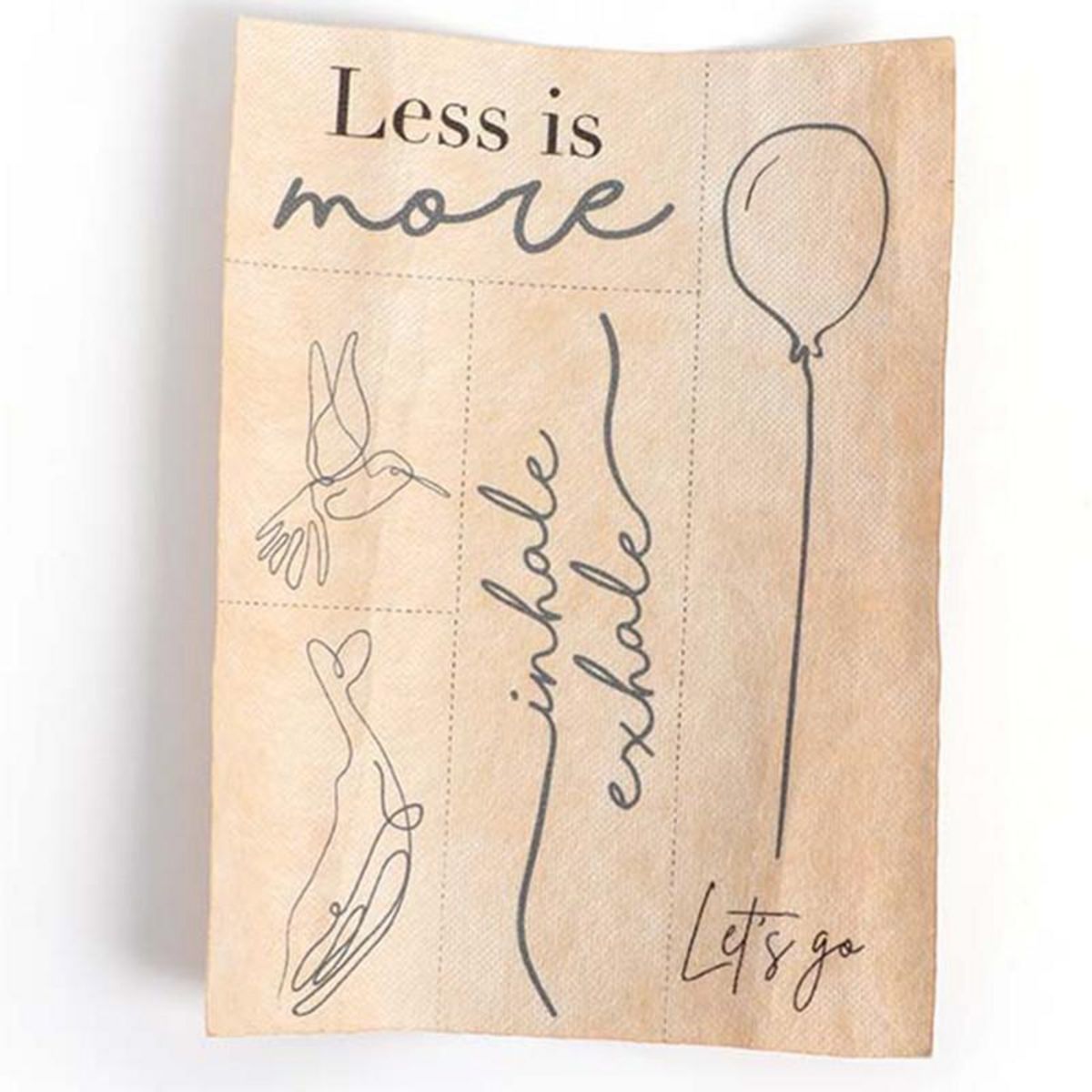 Graine créative Kit de broderie sur vêtement line art