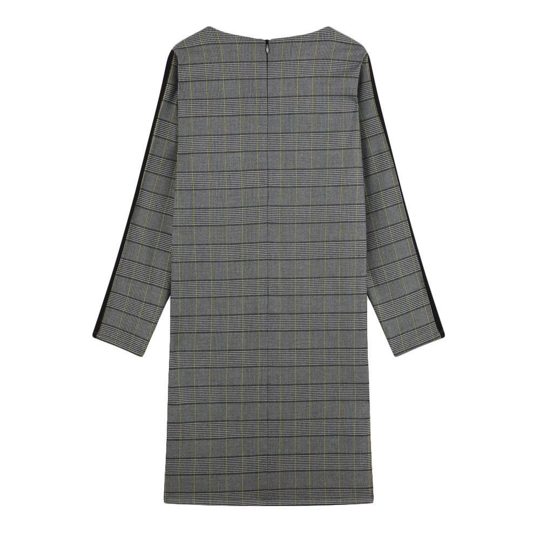 Voir la diapositive 2 : TBS Robe grise à carreaux Femme TBS Jikel