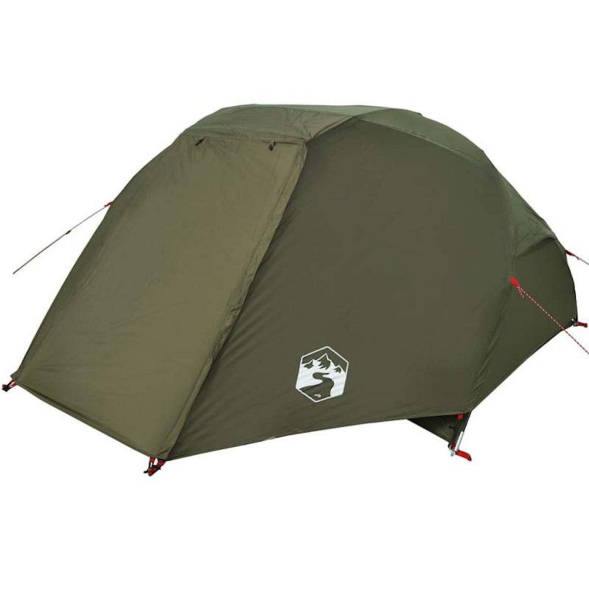 VIDAXL Tente de pêche 5 personnes vert olive imperméable