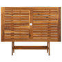 Voir la diapositive 4 : VIDAXL Table de jardin pliable 120x70x75 cm Bois d'acacia massif