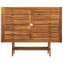 Voir la diapositive 4 : VIDAXL Table de jardin pliable 120x70x75 cm Bois d'acacia massif