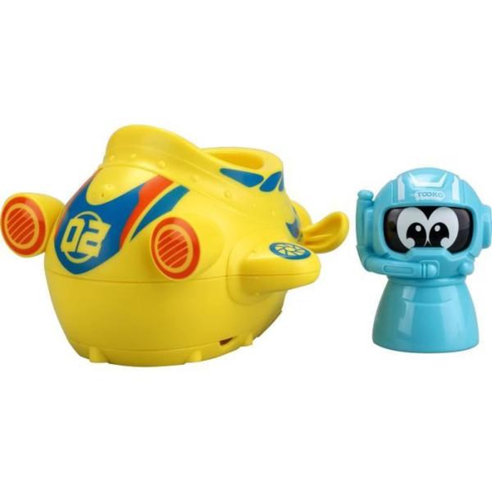 Voir la diapositive 2 : SILVERLIT Sous-marin motorisé pour enfant - TOOKO - Jaune et bleu - Effets sonores - A partir de 2 ans