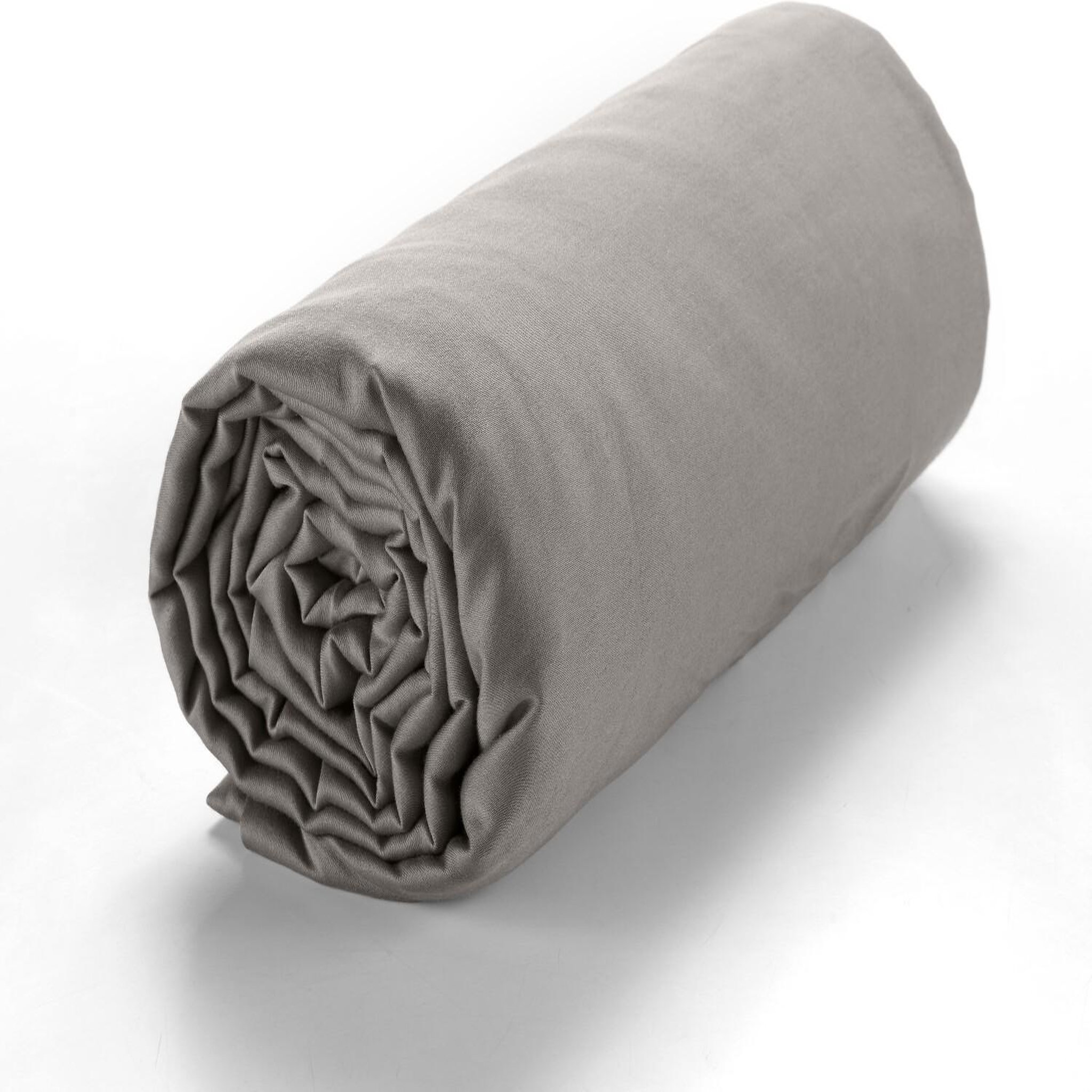 Voir la diapositive 2 : BATON ROUGE Drap housse 100% satin de coton 105 fils