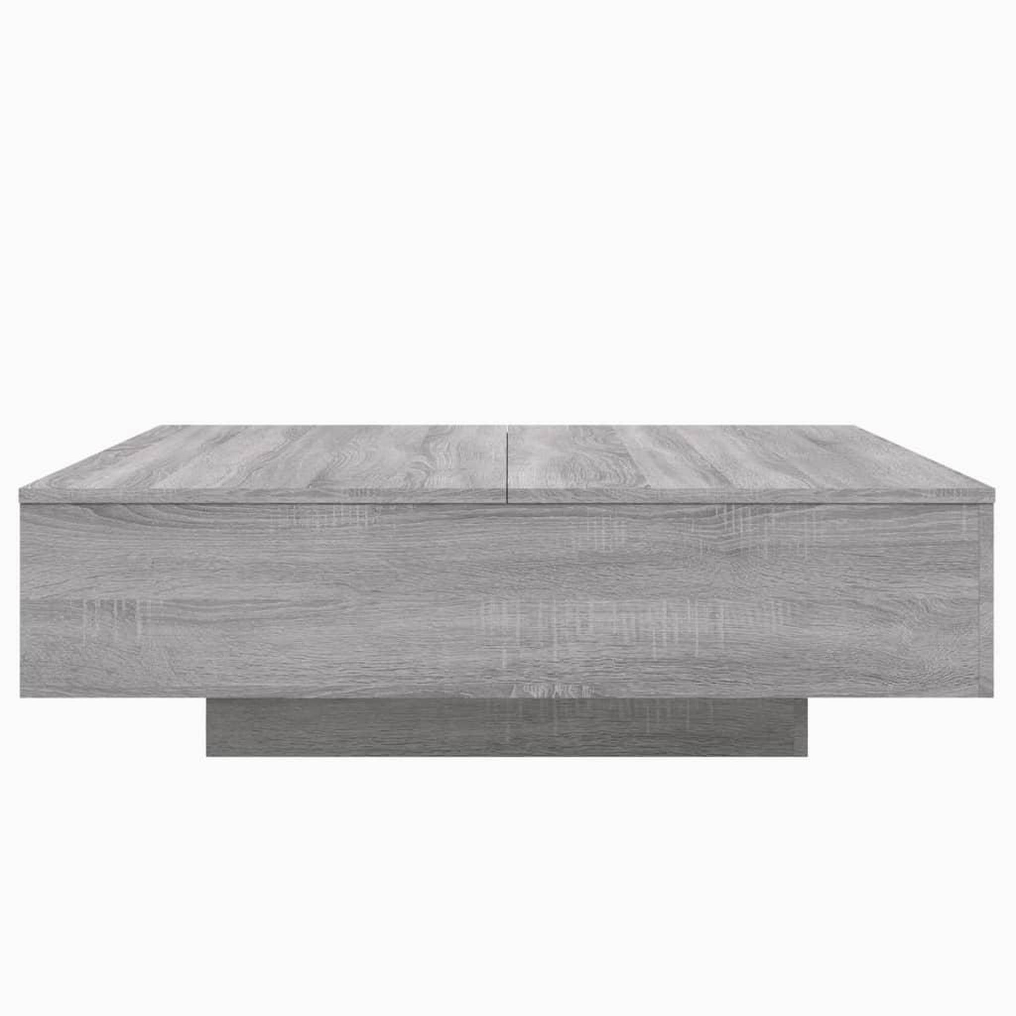 Voir la diapositive 5 : VIDAXL Table basse sonoma gris 100x100x31 cm bois d'ingenierie