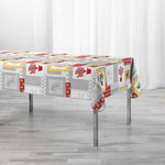 Paris Prix Nappe Antitache  Graziella  150x240cm Jaune & Brique
