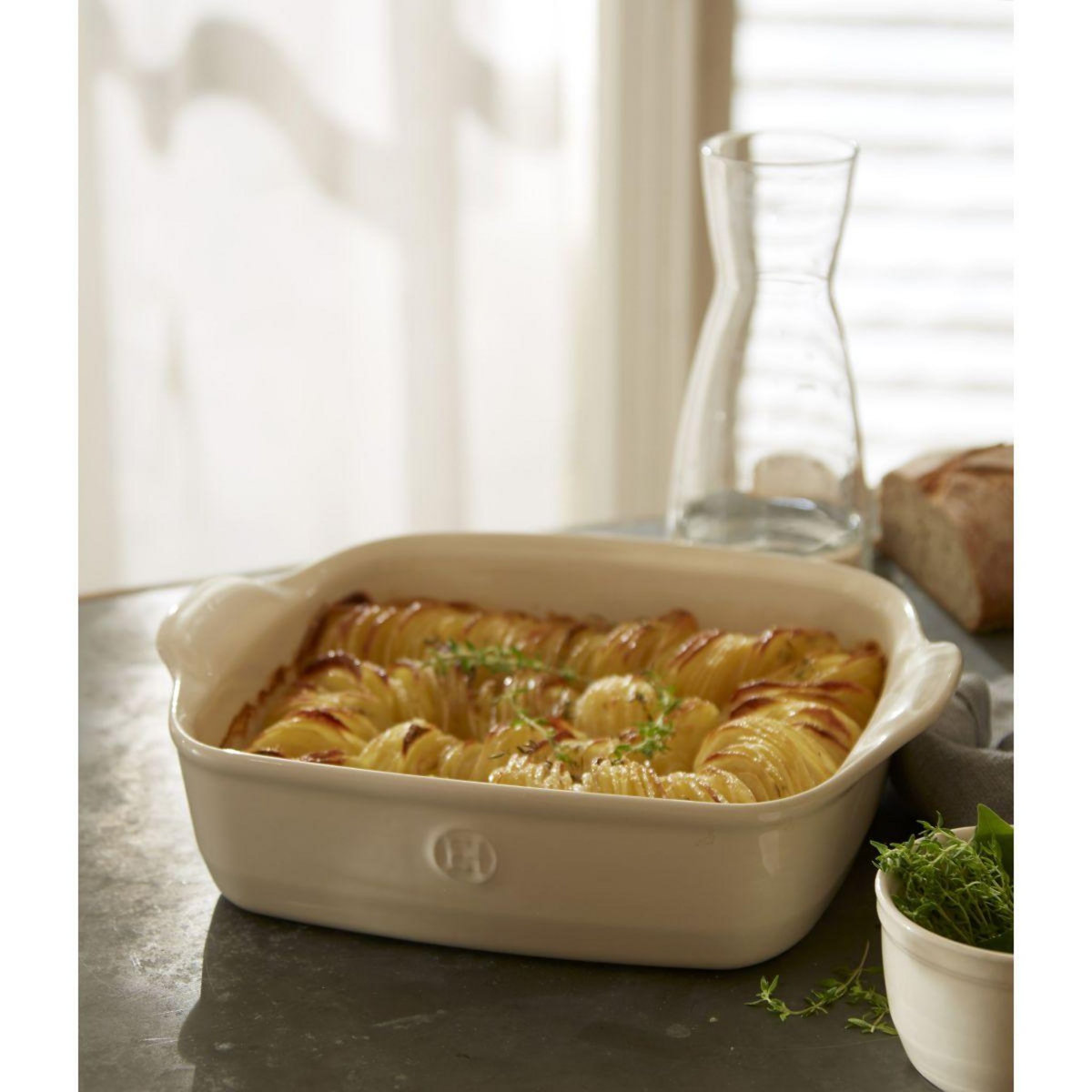 EMILE HENRY Plat au four Rectangulaire ultime 30x19cm - Argile