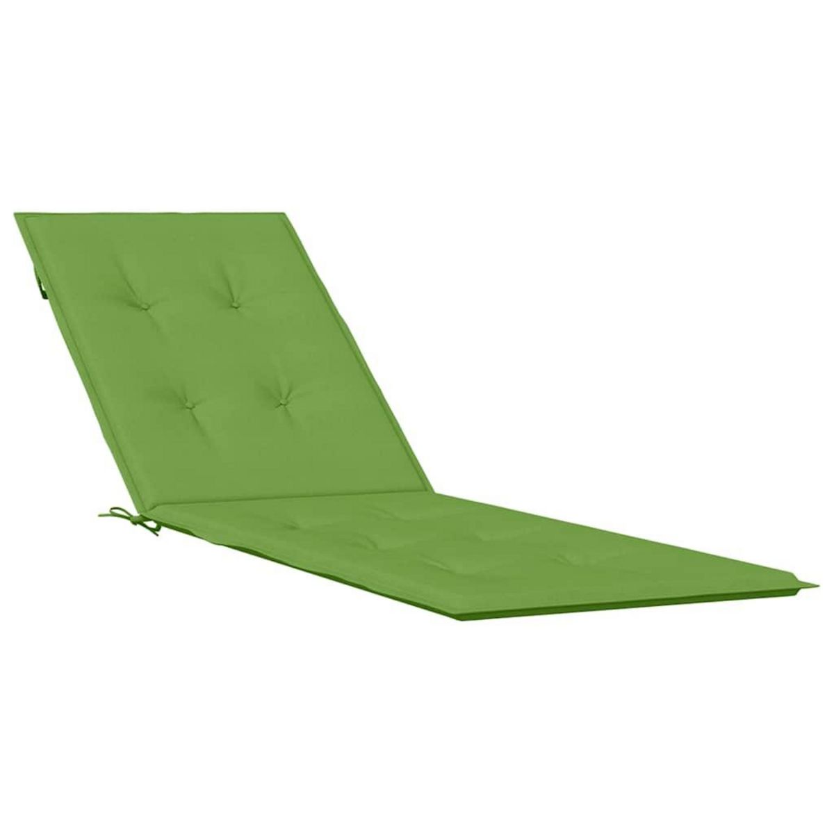 VIDAXL Coussin de chaise longue vert melange (75+105)x50x3 cm tissu