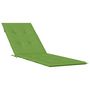 Voir la diapositive 2 : VIDAXL Coussin de chaise longue vert melange (75+105)x50x3 cm tissu