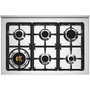 Voir la diapositive 3 : BERTAZZONI Piano de cuisson gaz PRO96L1EXT
