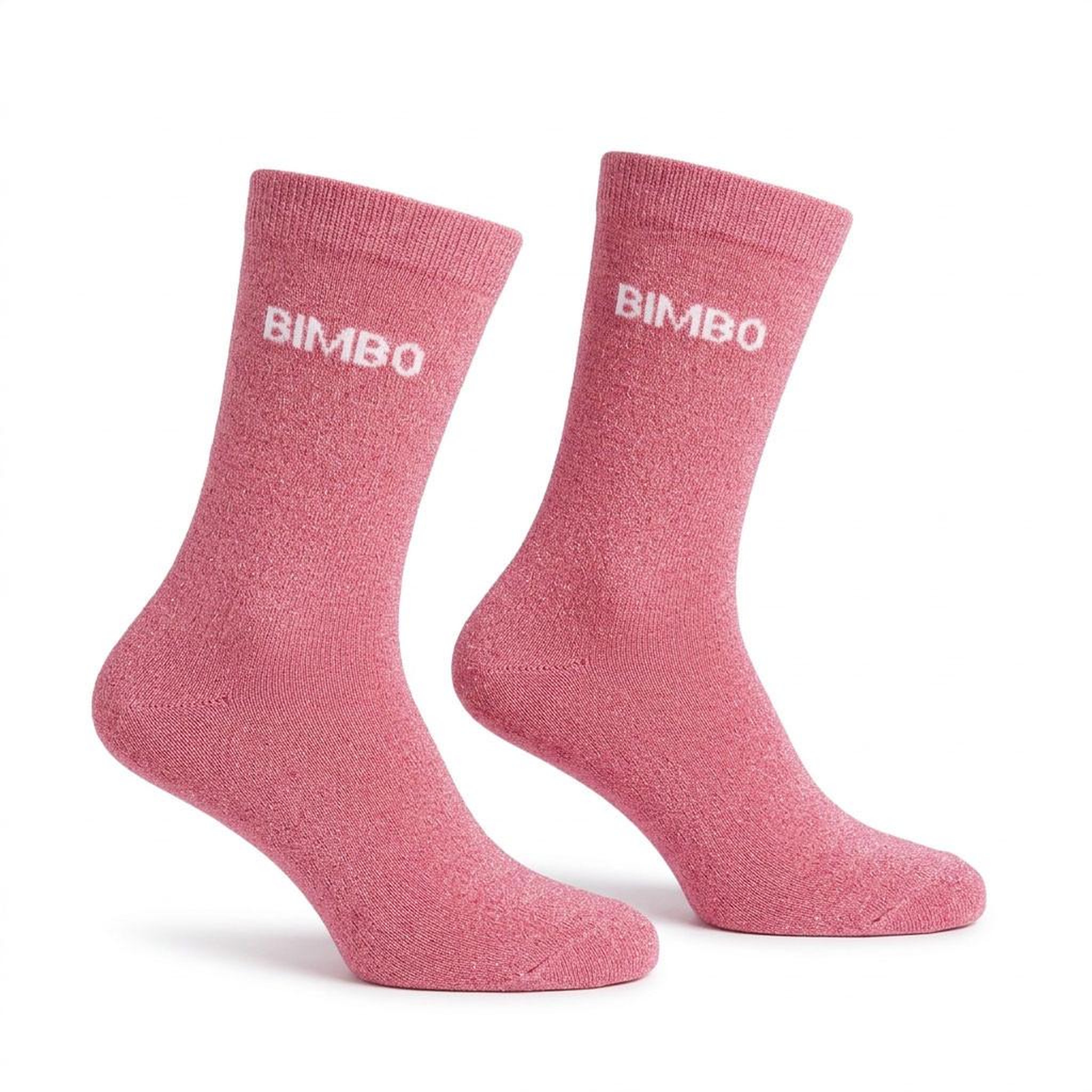 Voir la diapositive 1 : OZABI Chaussettes Femme Lurex Message Humoristique