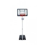 BUMBER Panier de Basket sur Pied Mobile  Charlotte  Hauteur Réglable de 2,1m a 2,6m