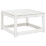 Voir la diapositive 3 : VIDAXL Salon de jardin 3 pcs blanc bois de pin massif