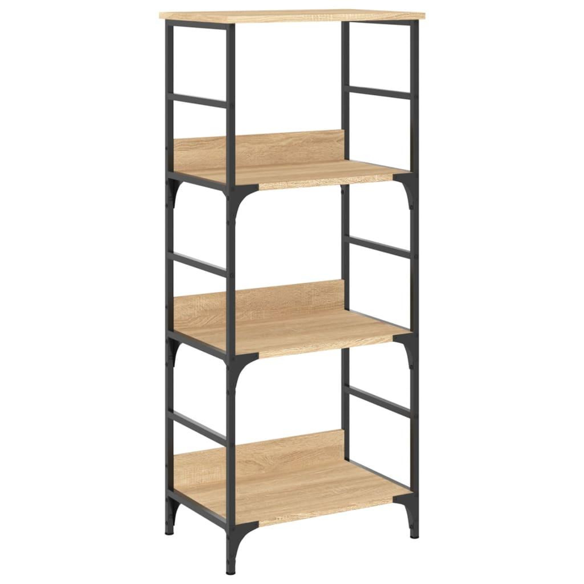 Voir la diapositive 2 : VIDAXL Bibliotheque chene sonoma 50x33x117,5 cm bois d'ingenierie