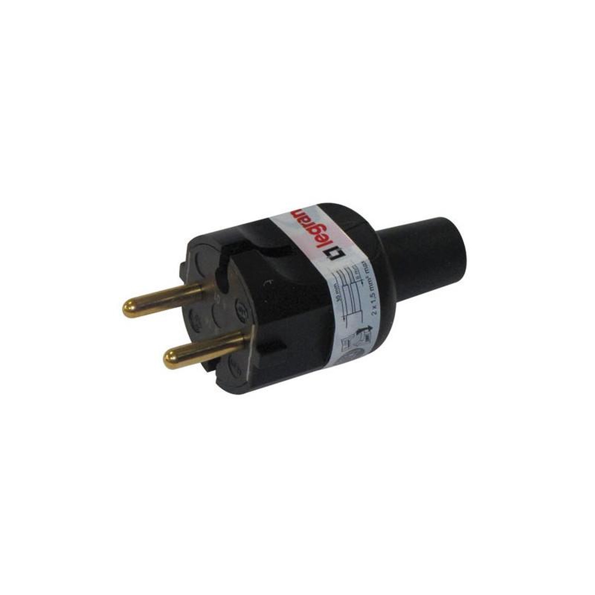 Legrand FICHE M 2P 16A CAOUT.SD NOIRE VRAC LEGRAND - 050181