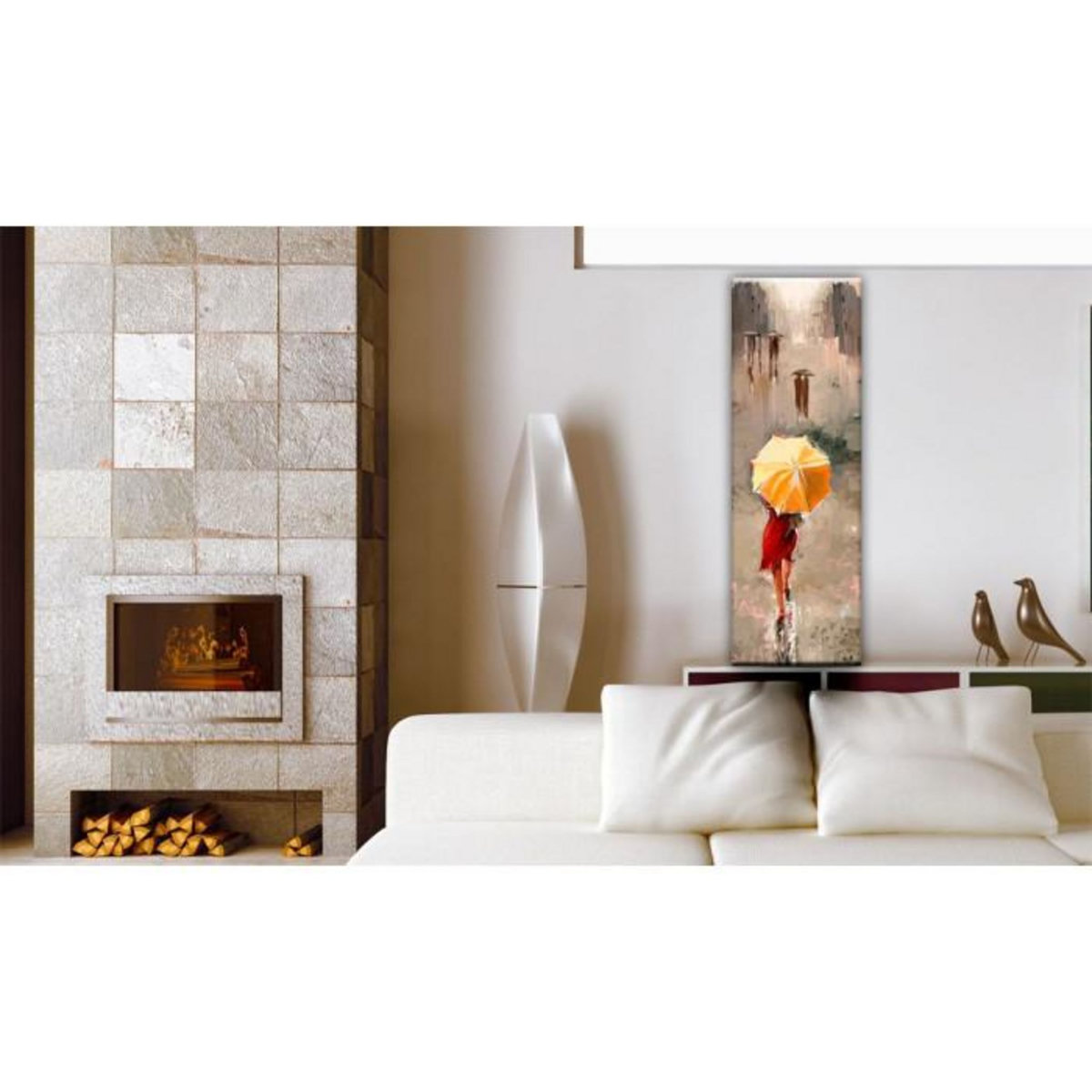 Paris Prix Tableau Imprimé  Beauty in the Rain  40x120cm