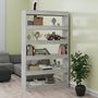 Voir la diapositive 1 : VIDAXL Bibliotheque/Separateur de piece Gris beton 100x30x166 cm