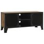 Voir la diapositive 2 : VIDAXL Meuble TV Marron rustique 105x36x47 cm Metal et MDF