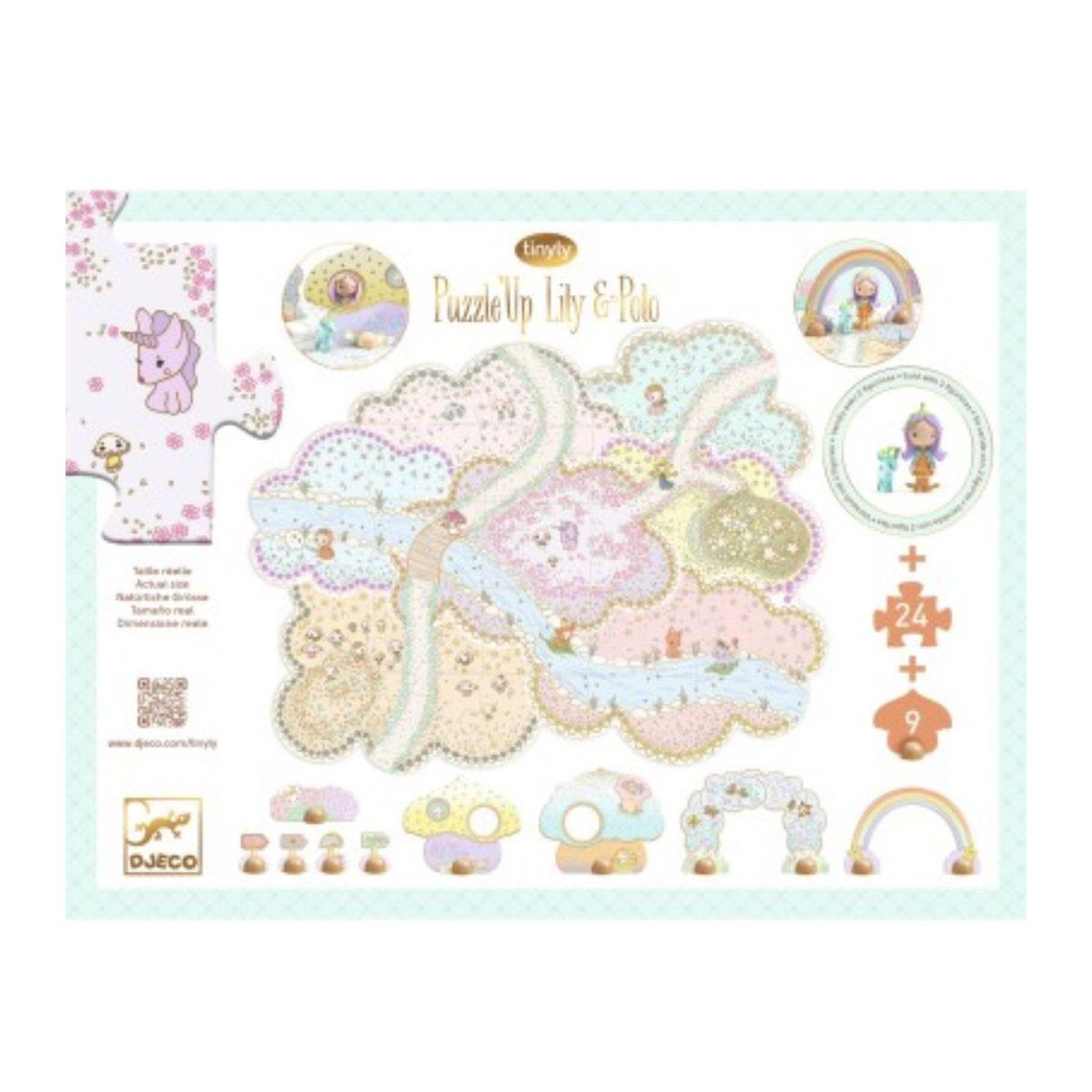 Voir la diapositive 5 : Djeco Puzzl up lily et polo - tinyly -